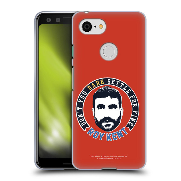 Ted Lasso Season 2 Graphics Roy Kent Soft Gel Case for Google Pixel 3