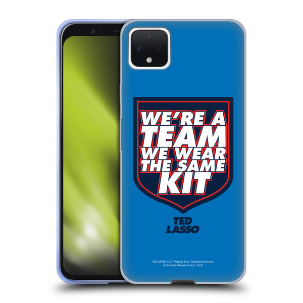 Ted Lasso Season 2 Graphics We're A Team Soft Gel Case for Google Pixel 4 XL