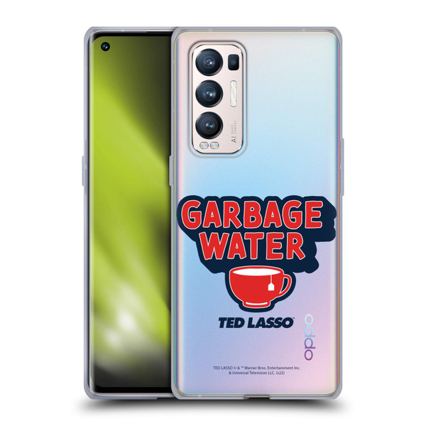 Ted Lasso Season 2 Graphics Garbage Water Soft Gel Case for OPPO Find X3 Neo / Reno5 Pro+ 5G