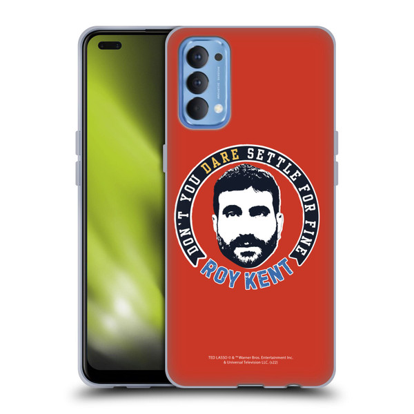 Ted Lasso Season 2 Graphics Roy Kent Soft Gel Case for OPPO Reno 4 5G