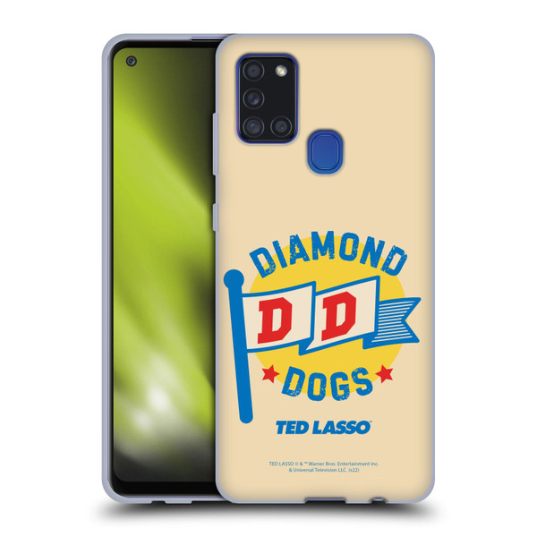 Ted Lasso Season 2 Graphics Diamond Dogs Soft Gel Case for Samsung Galaxy A21s (2020)