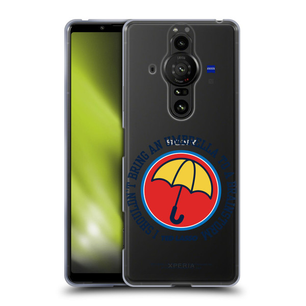 Ted Lasso Season 2 Graphics Umbrella Soft Gel Case for Sony Xperia Pro-I