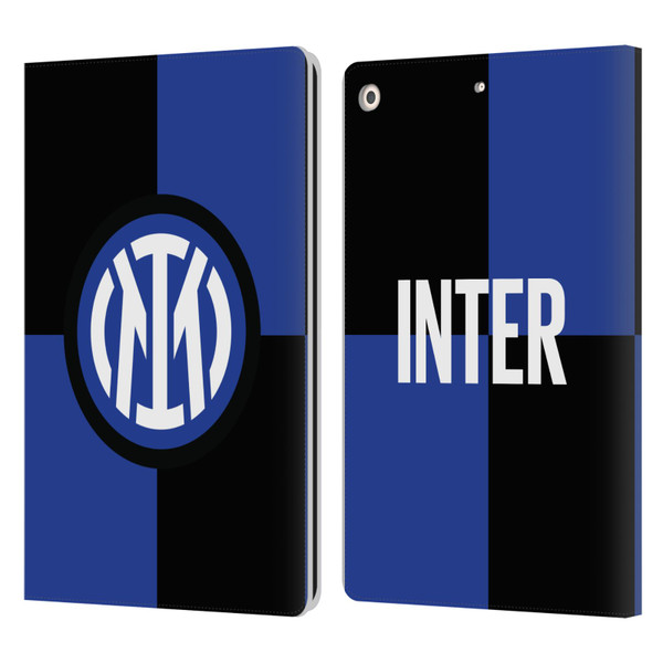 Fc Internazionale Milano Badge Flag Leather Book Wallet Case Cover For Apple iPad 10.2 2019/2020/2021