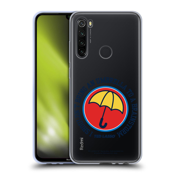 Ted Lasso Season 2 Graphics Umbrella Soft Gel Case for Xiaomi Redmi Note 8T