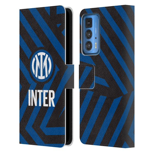 Fc Internazionale Milano Patterns Abstract 1 Leather Book Wallet Case Cover For Motorola Edge 20 Pro