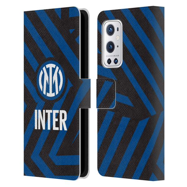 Fc Internazionale Milano Patterns Abstract 1 Leather Book Wallet Case Cover For OnePlus 9 Pro