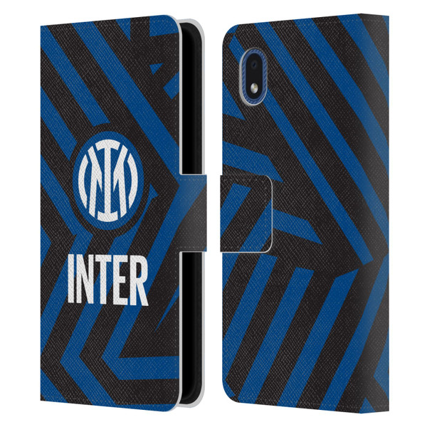 Fc Internazionale Milano Patterns Abstract 1 Leather Book Wallet Case Cover For Samsung Galaxy A01 Core (2020)