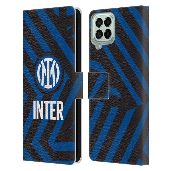 Fc Internazionale Milano Patterns Abstract 1 Leather Book Wallet Case Cover For Samsung Galaxy M33 (2022)