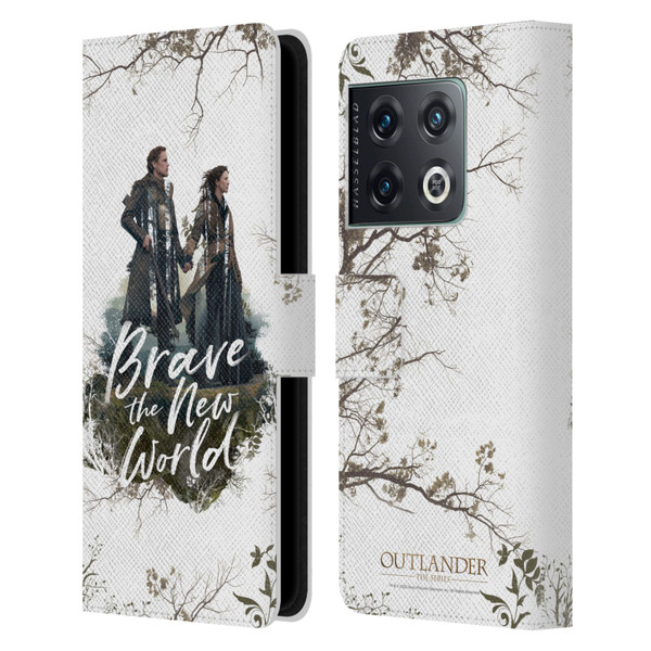 Outlander Composed Graphics Brave The New World Leather Book Wallet Case Cover For OnePlus 10 Pro