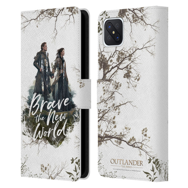 Outlander Composed Graphics Brave The New World Leather Book Wallet Case Cover For OPPO Reno4 Z 5G