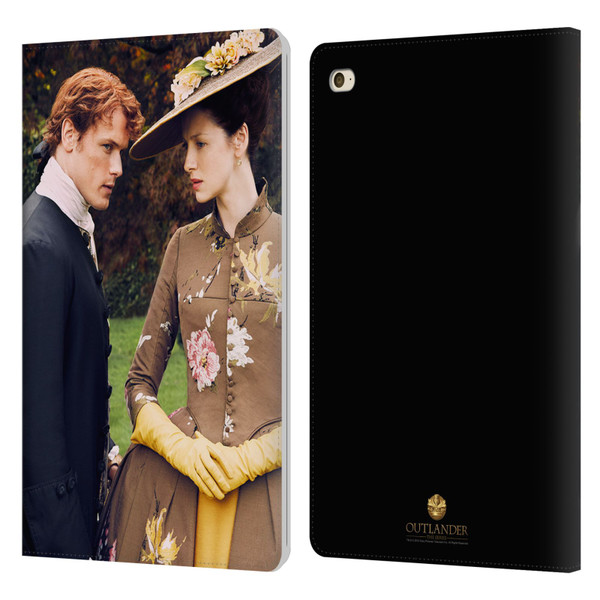 Outlander Characters Jamie And Claire Leather Book Wallet Case Cover For Apple iPad mini 4