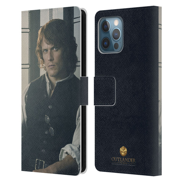 Outlander Characters Jamie Fraser Leather Book Wallet Case Cover For Apple iPhone 12 Pro Max