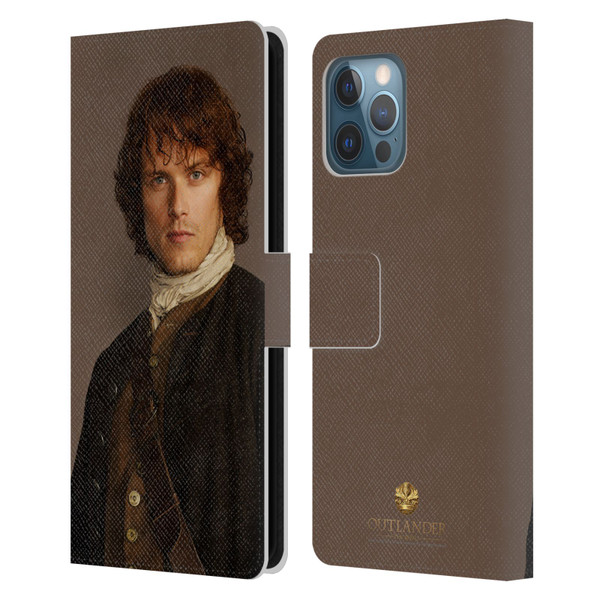 Outlander Characters Jamie Traditional Leather Book Wallet Case Cover For Apple iPhone 12 Pro Max