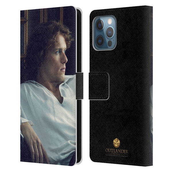 Outlander Characters Jamie White Shirt Leather Book Wallet Case Cover For Apple iPhone 12 Pro Max