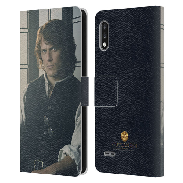 Outlander Characters Jamie Fraser Leather Book Wallet Case Cover For LG K22