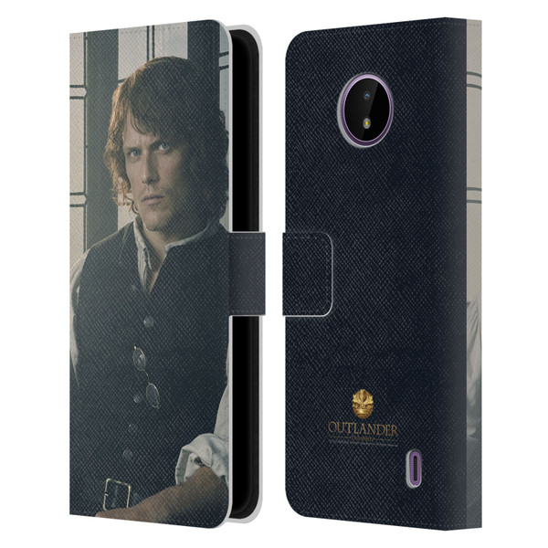 Outlander Characters Jamie Fraser Leather Book Wallet Case Cover For Nokia C10 / C20