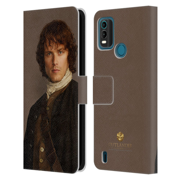 Outlander Characters Jamie Traditional Leather Book Wallet Case Cover For Nokia G11 Plus