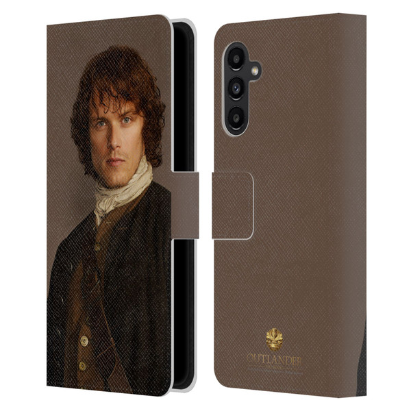 Outlander Characters Jamie Traditional Leather Book Wallet Case Cover For Samsung Galaxy A13 5G (2021)