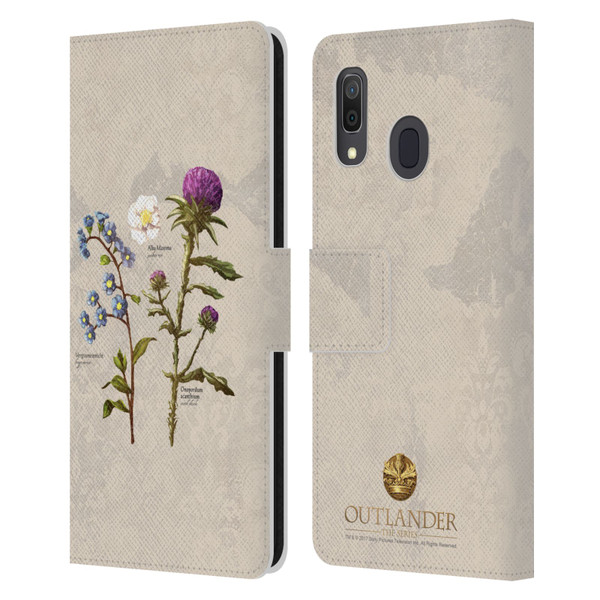 Outlander Graphics Flowers Leather Book Wallet Case Cover For Samsung Galaxy A33 5G (2022)