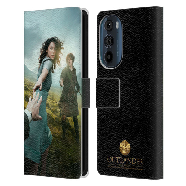 Outlander Key Art Season 1 Poster Leather Book Wallet Case Cover For Motorola Edge 30