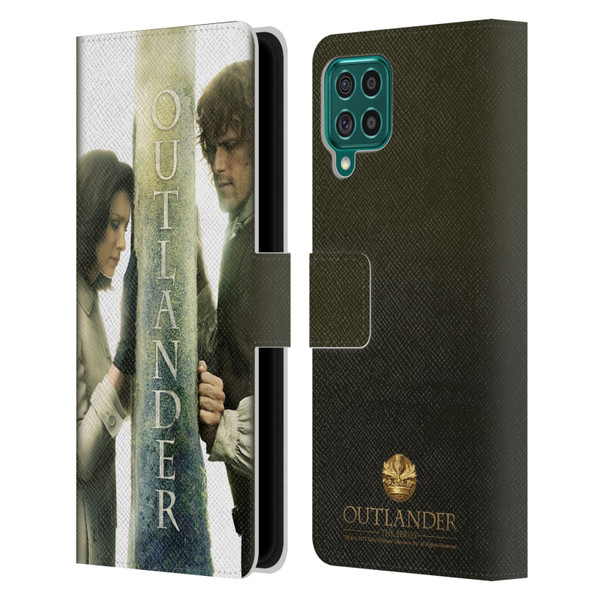 Outlander Key Art Season 3 Poster Leather Book Wallet Case Cover For Samsung Galaxy F62 (2021)