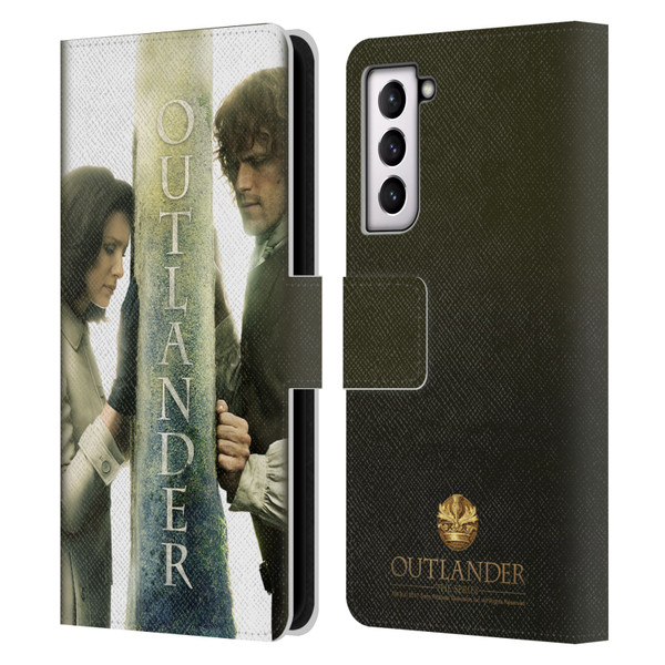 Outlander Key Art Season 3 Poster Leather Book Wallet Case Cover For Samsung Galaxy S21 5G