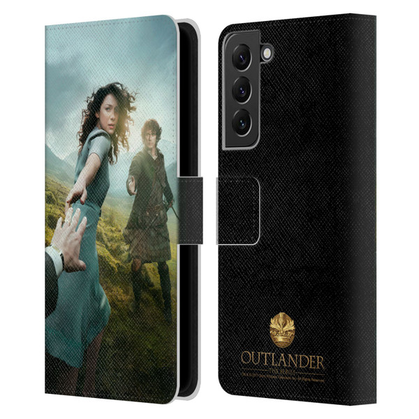 Outlander Key Art Season 1 Poster Leather Book Wallet Case Cover For Samsung Galaxy S22+ 5G