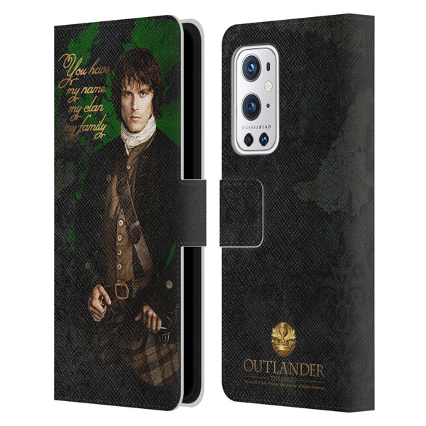 Outlander Portraits Jamie Leather Book Wallet Case Cover For OnePlus 9 Pro