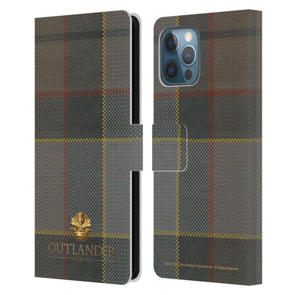 Outlander Tartans Fraser Leather Book Wallet Case Cover For Apple iPhone 12 Pro Max