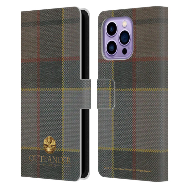 Outlander Tartans Fraser Leather Book Wallet Case Cover For Apple iPhone 14 Pro Max