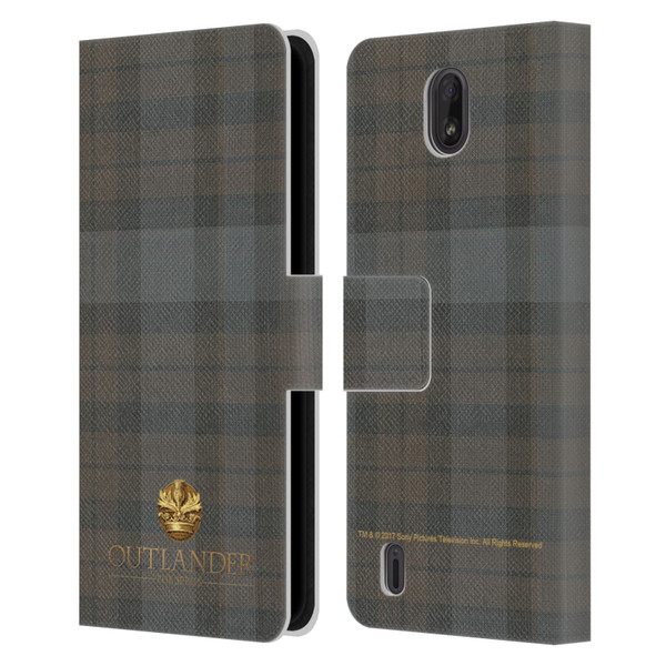 Outlander Tartans Plaid Leather Book Wallet Case Cover For Nokia C01 Plus/C1 2nd Edition