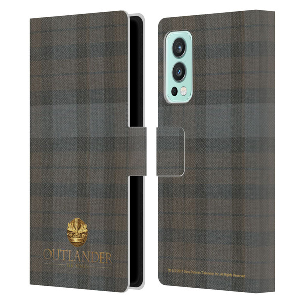 Outlander Tartans Plaid Leather Book Wallet Case Cover For OnePlus Nord 2 5G