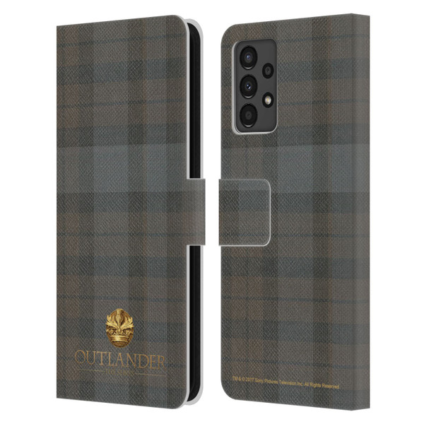 Outlander Tartans Plaid Leather Book Wallet Case Cover For Samsung Galaxy A13 (2022)