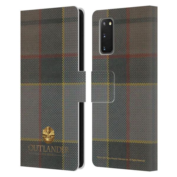 Outlander Tartans Fraser Leather Book Wallet Case Cover For Samsung Galaxy S20 / S20 5G