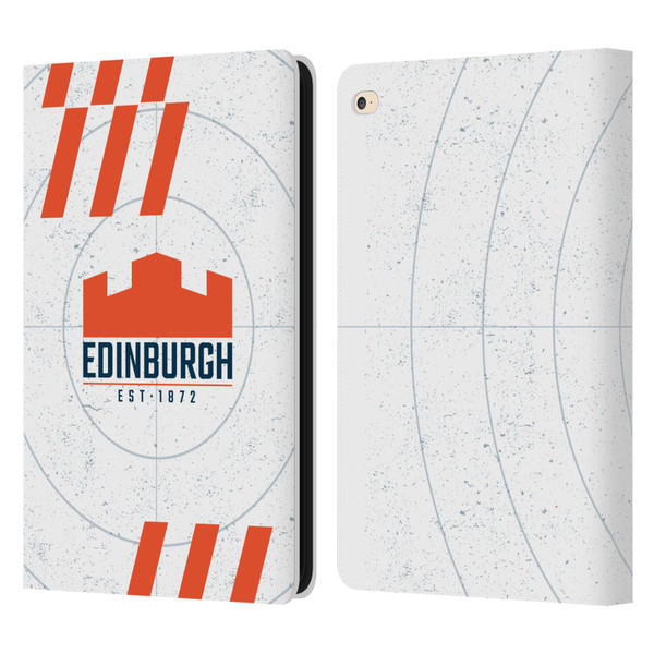 Edinburgh Rugby Logo Art White Leather Book Wallet Case Cover For Apple iPad Air 2 (2014)