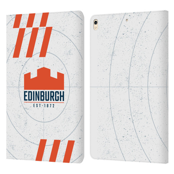Edinburgh Rugby Logo Art White Leather Book Wallet Case Cover For Apple iPad Pro 10.5 (2017)