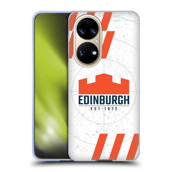 Edinburgh Rugby Logo Art White Soft Gel Case for Huawei P50