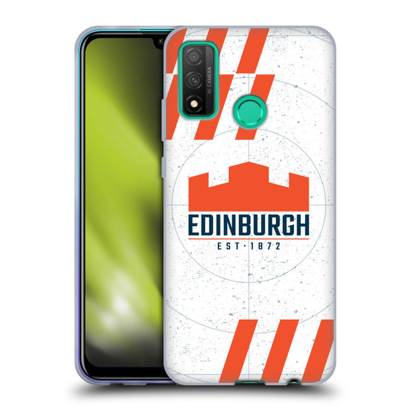 Edinburgh Rugby Logo Art White Soft Gel Case for Huawei P Smart (2020)