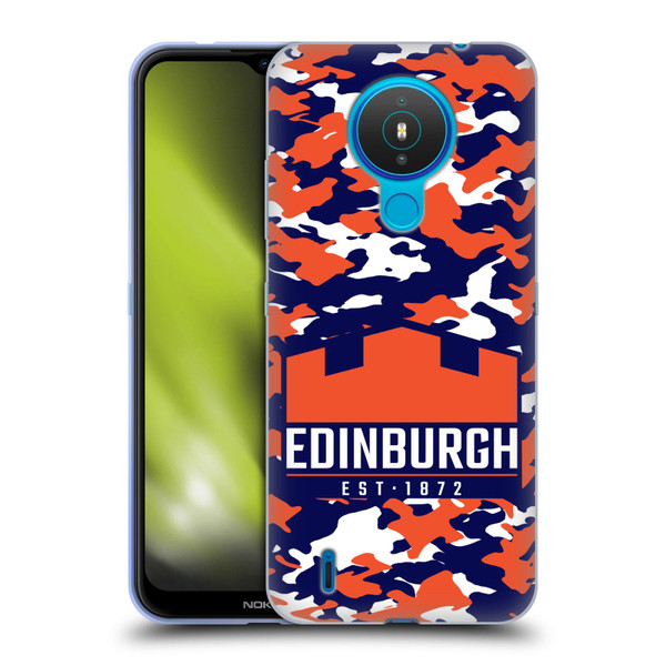 Edinburgh Rugby Logo 2 Camouflage Soft Gel Case for Nokia 1.4