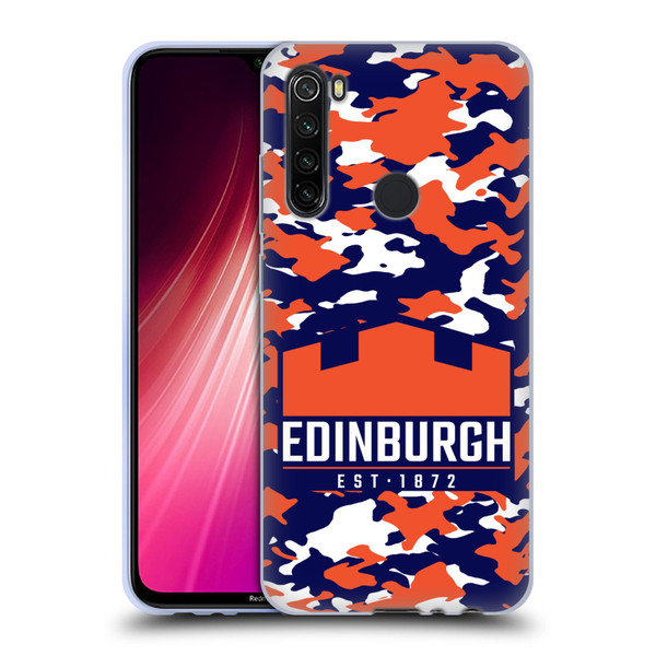 Edinburgh Rugby Logo 2 Camouflage Soft Gel Case for Xiaomi Redmi Note 8T