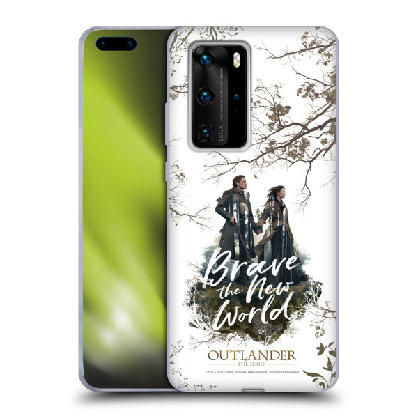 Outlander Composed Graphics Brave The New World Soft Gel Case for Huawei P40 Pro / P40 Pro Plus 5G