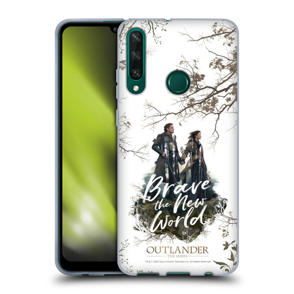 Outlander Composed Graphics Brave The New World Soft Gel Case for Huawei Y6p