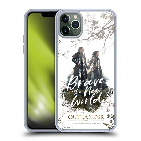 Outlander Composed Graphics Brave The New World Soft Gel Case for Apple iPhone 11 Pro Max