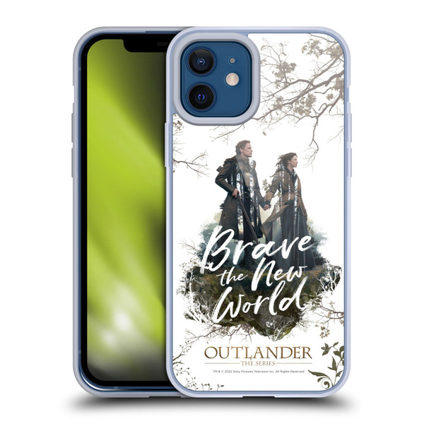 Outlander Composed Graphics Brave The New World Soft Gel Case for Apple iPhone 12 / iPhone 12 Pro