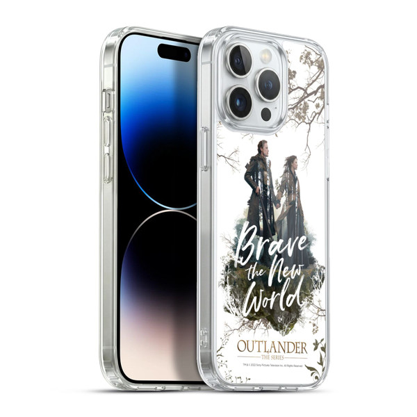 Outlander Composed Graphics Brave The New World Soft Gel Case for Apple iPhone 13 Pro Max & MagSafe
