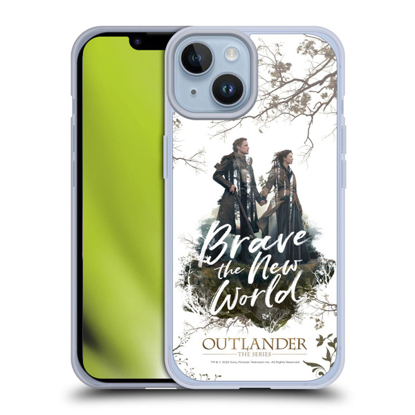 Outlander Composed Graphics Brave The New World Soft Gel Case for Apple iPhone 14