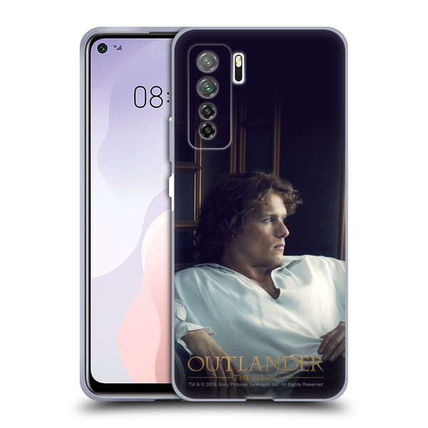Outlander Characters Jamie White Shirt Soft Gel Case for Huawei Nova 7 SE/P40 Lite 5G