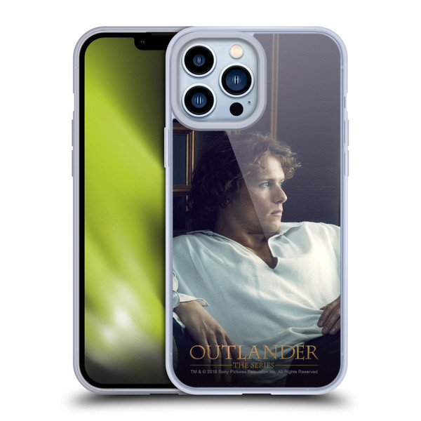 Outlander Characters Jamie White Shirt Soft Gel Case for Apple iPhone 13 Pro Max