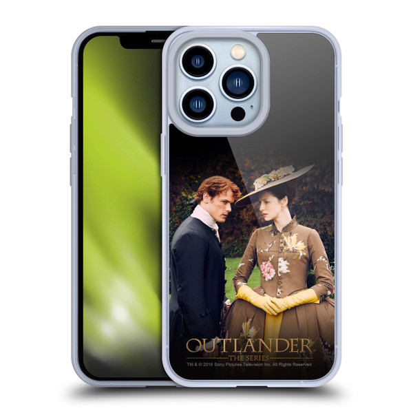 Outlander Characters Jamie And Claire Soft Gel Case for Apple iPhone 13 Pro