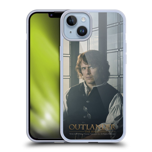 Outlander Characters Jamie Fraser Soft Gel Case for Apple iPhone 14 Plus